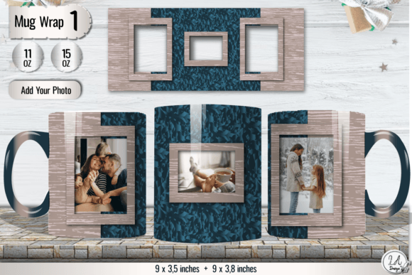 Crafting Memories: The Wooden Photo Mug Sublimation Design