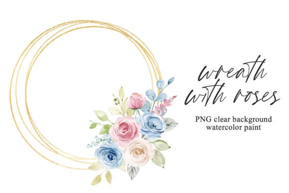 Elevate Designs with a Floral Gold Frame