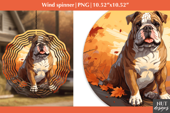 Embrace Autumn Charm with the Fall Dog Wind Spinner