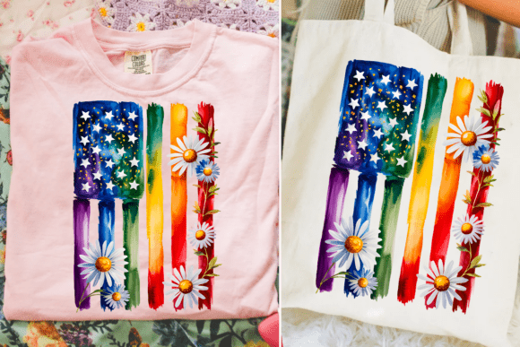 Floral Rainbow Pride Flag Png: Vibrant Design for Every Project