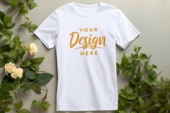 Free White T-Shirt Mockup Template 10: A Canvas for Your Vision