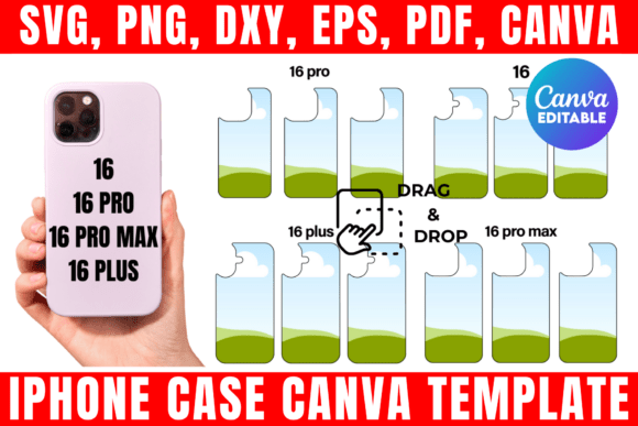 iPhone 16 Pro Max Case Template: Design and Sell Custom Cases