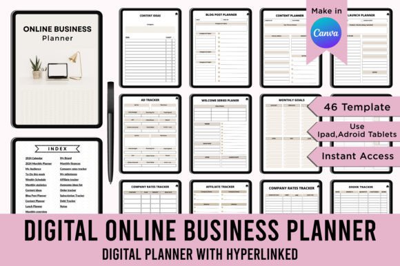 Master Your Digital Business with the Ultimate Canva Planner