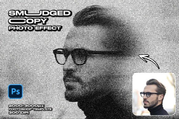 Smudged Copy Photo Effect: Authentic Texture for Your Images