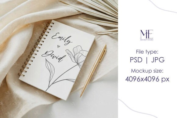 Spiral Notebook Mockup: A Designer's Key to Realistic Planner Previews